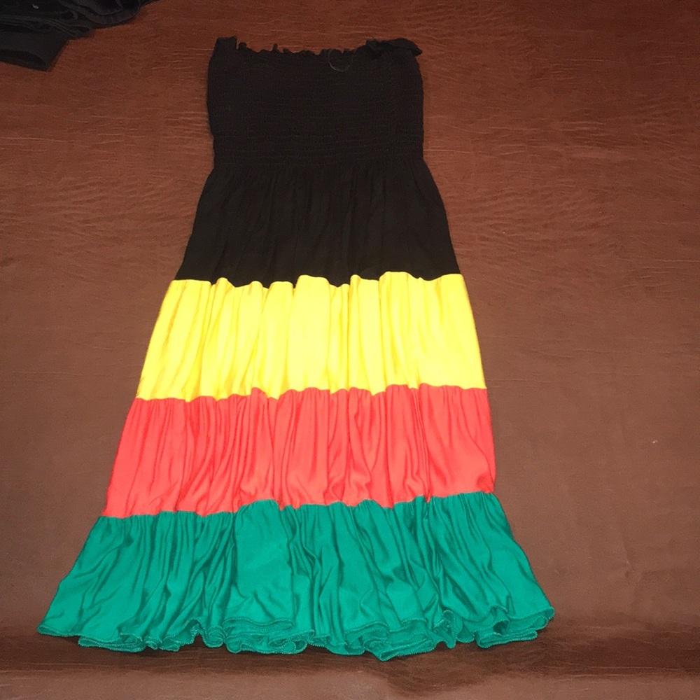 strapless dress